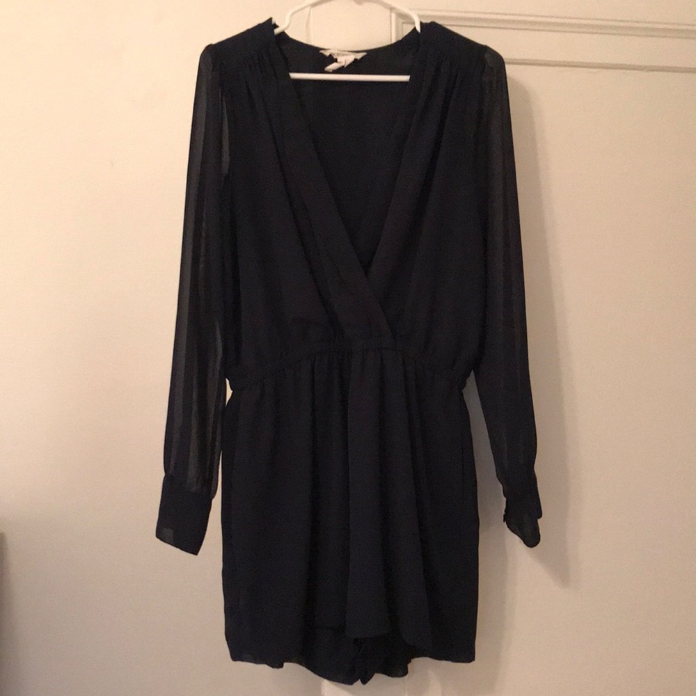 BCBGeneration Navy Blue Romper